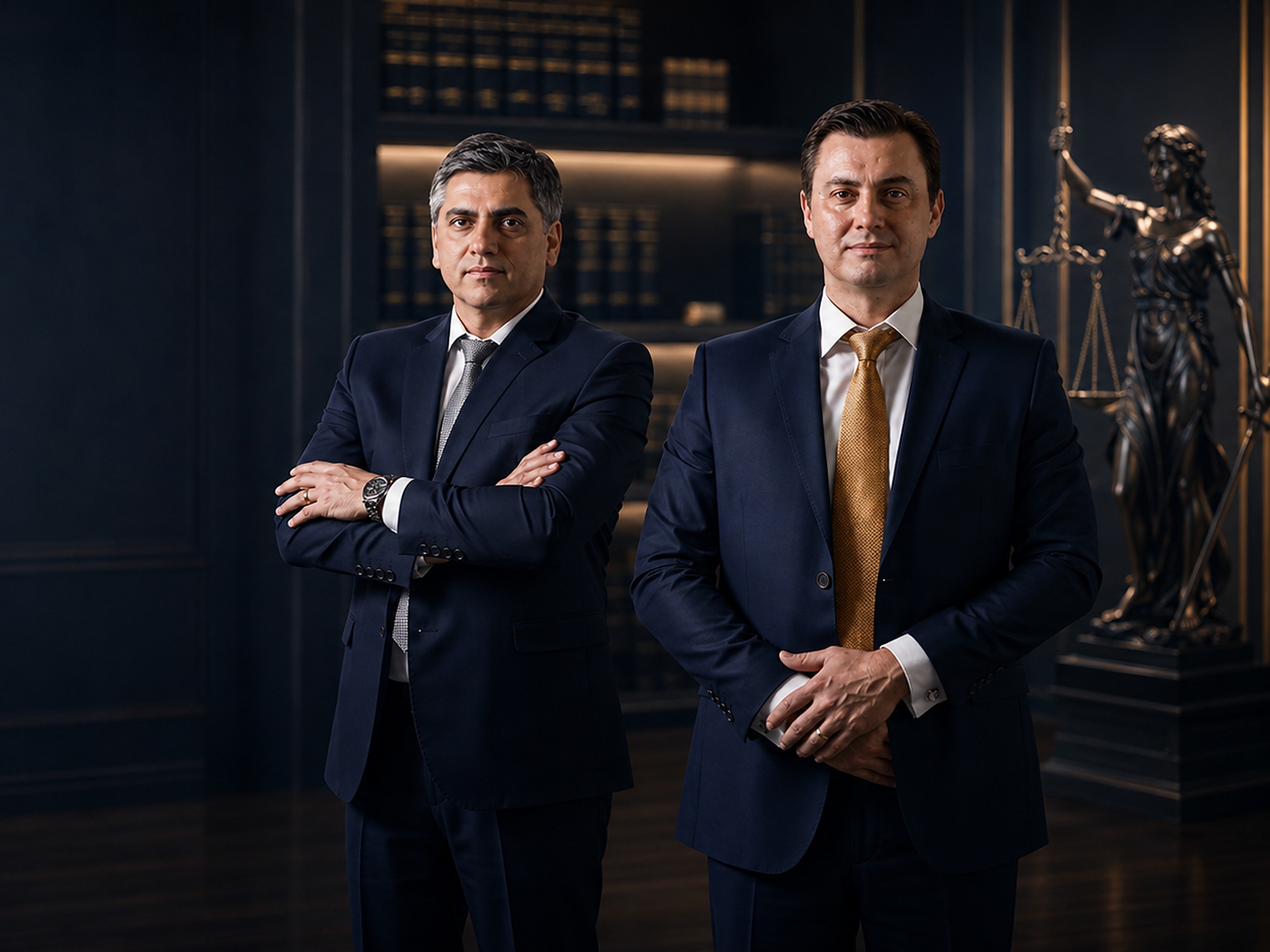Dr. Gleberson Miano e Dr. Gustavo Frezzarin, sócios fundadores do Miano Frezzarin Advogados